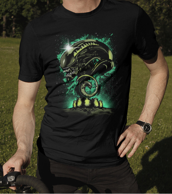 Alien Universe Legend Of Zelda Xenomorph Crossover T-Shirt