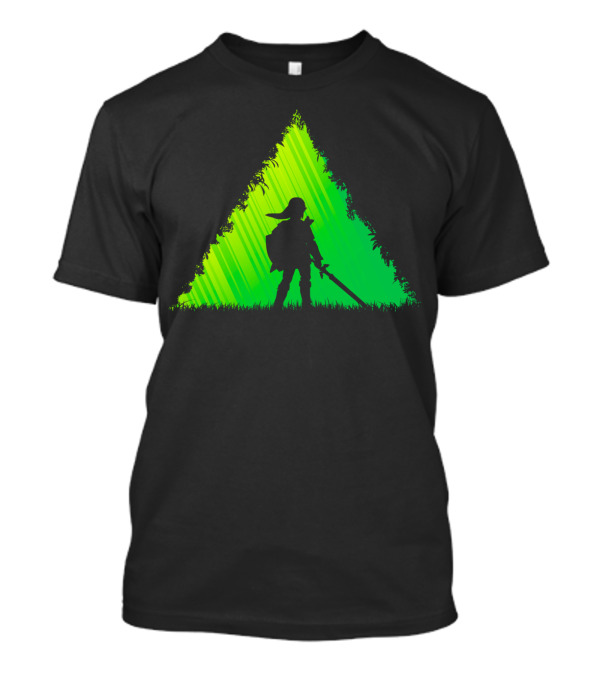 Hero Legend Of Zelda Link Forest Adventure Triangular T-Shirt