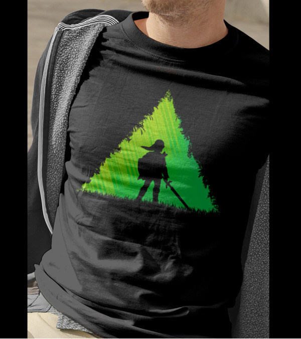 Hero Legend Of Zelda Link Forest Adventure Triangular T-Shirt