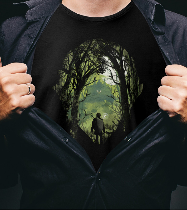 It's Dangerous To Go Alone Legend Of Zelda Link Forest Adventure T-Shirt