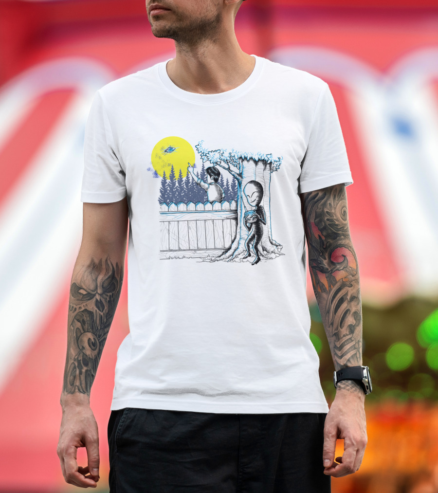 E.T. Moon Boy Alien Toy T-Shirt