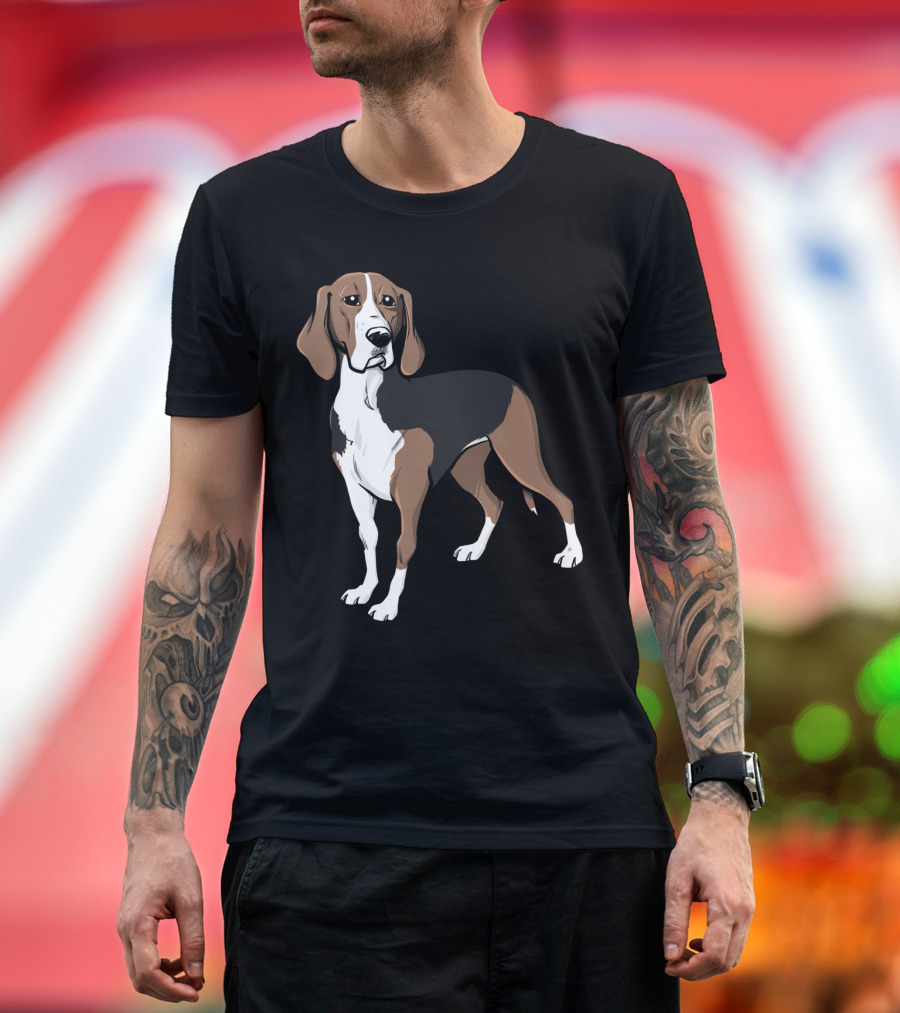Finnish Hound Dog Cartoon T-Shirt