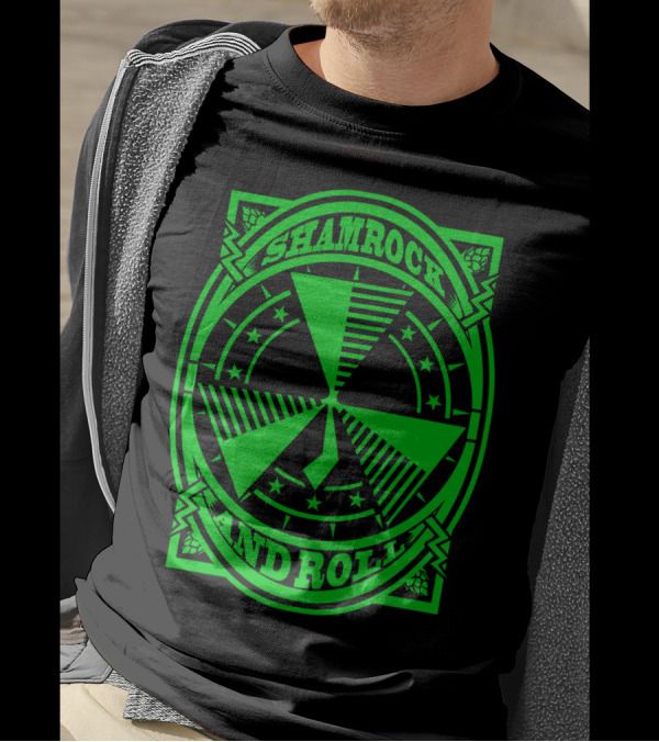 Shamrock And Roll Irish Patrick Clover T-Shirt