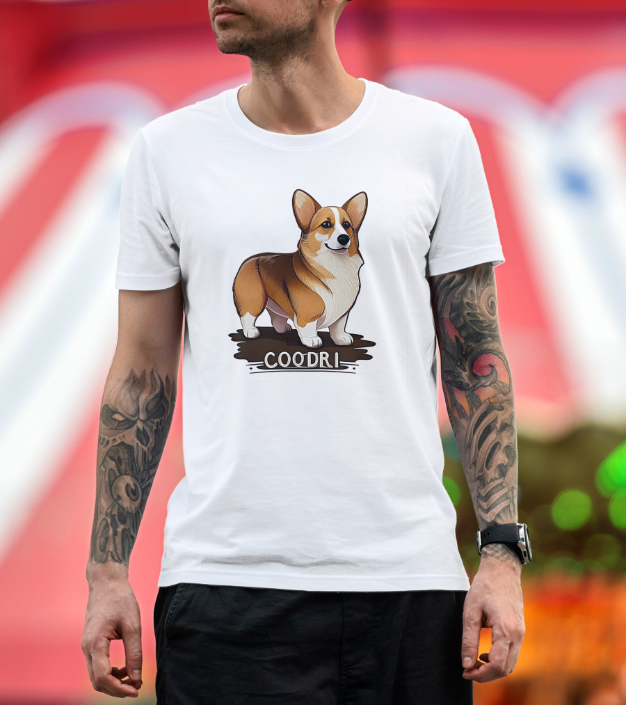 Coodrl Corgi Coodri Cute Dog T-Shirt