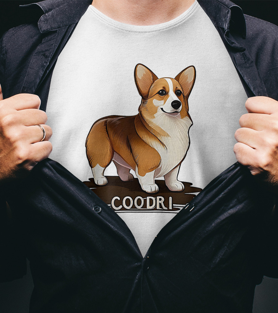Coodrl Corgi Coodri Cute Dog T-Shirt