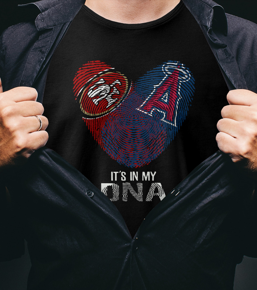 49ers Los Angeles Angels It's In My Dna T-Shirt