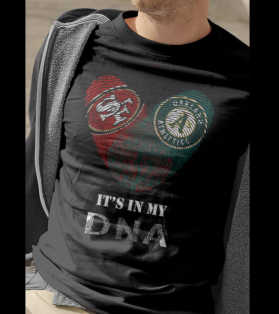 49Ers Athletics DNA Heartprint Fingerprint T-Shirt