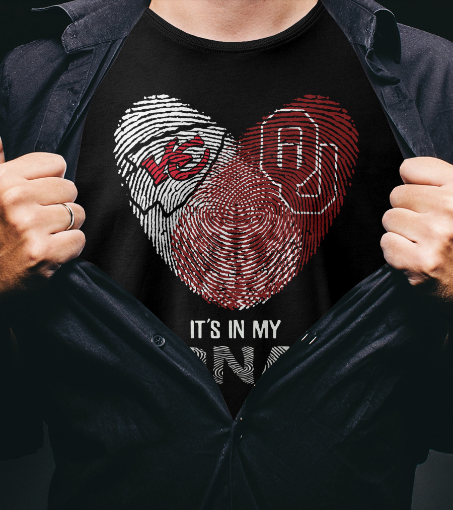 Chiefs Oklahoma Sooners It's In My DNA T-Shirt