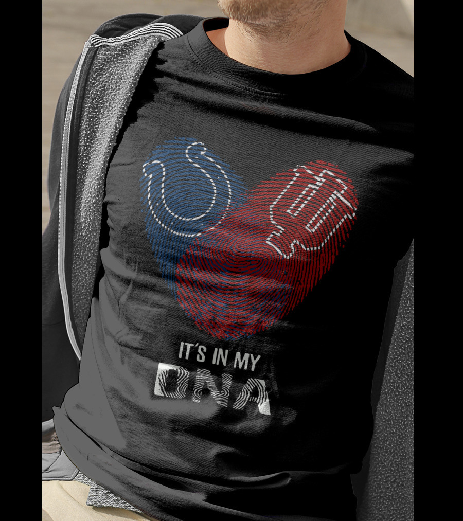 Colts Hoosiers It's In My Dna Football Basketball Indiana Pride T-Shirt