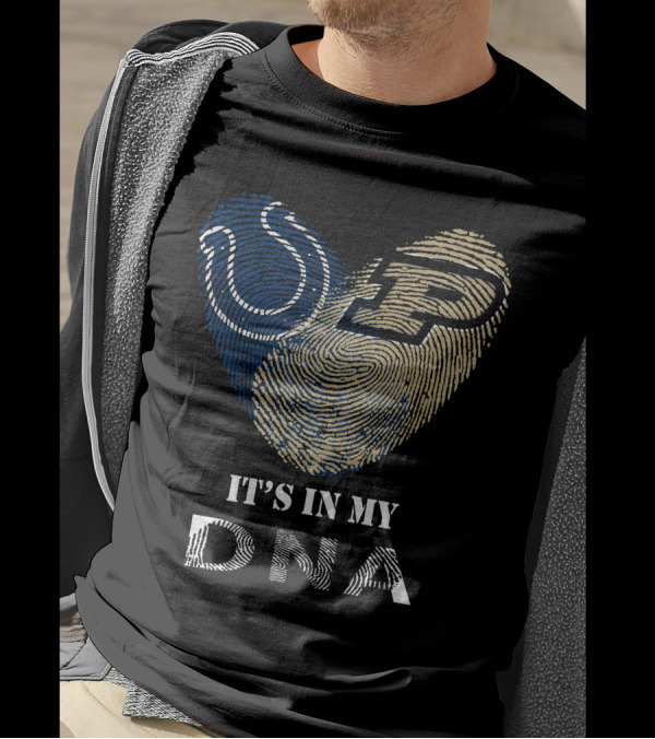 Colts Purdue Heart It's In My DNA T-Shirt
