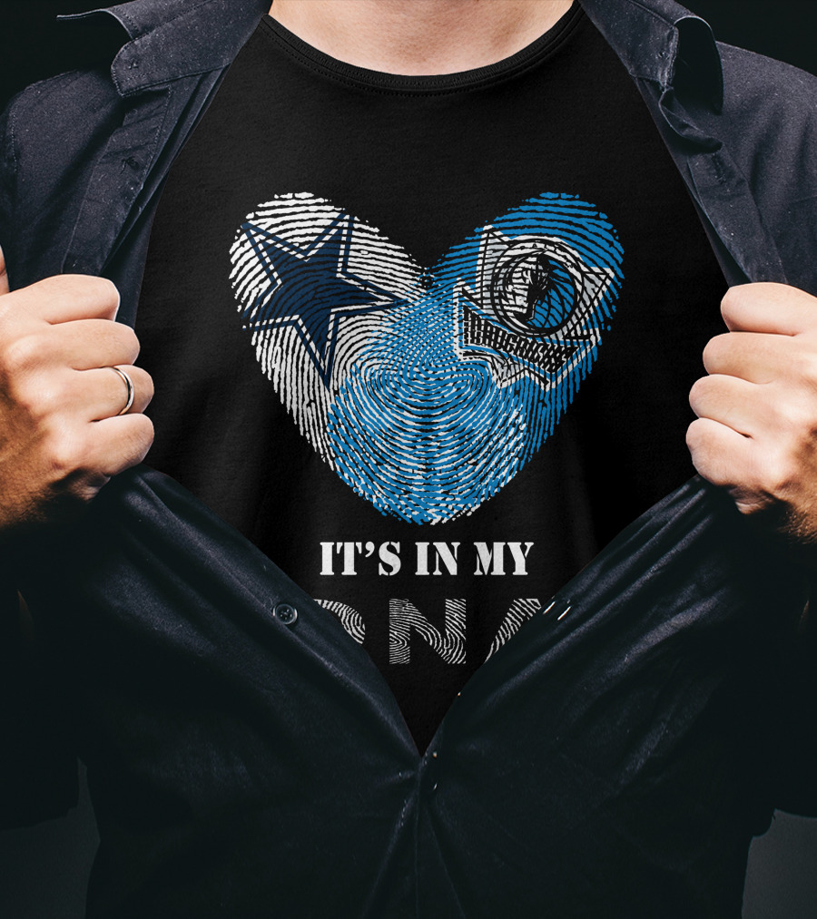 Cowboys Mavericks It's In My Dna T-Shirt