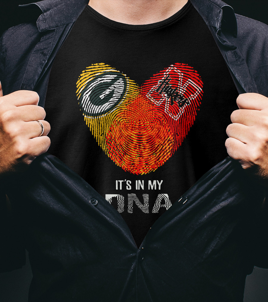 It's In My Packers Huskers DNA T-Shirt