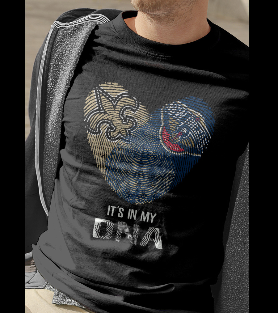 New Orleans Saints Pelicans It's In My DNA T-Shirt