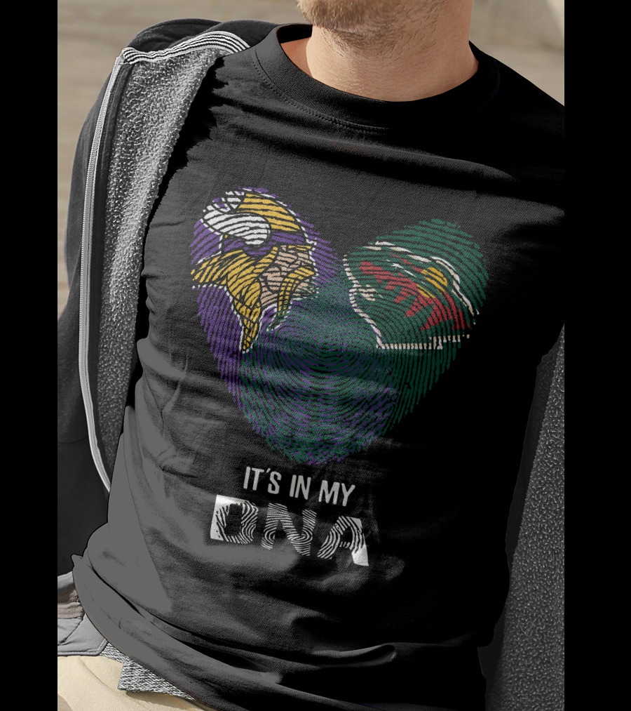 Vikings Minnesota Wild It's In My DNA T-Shirt