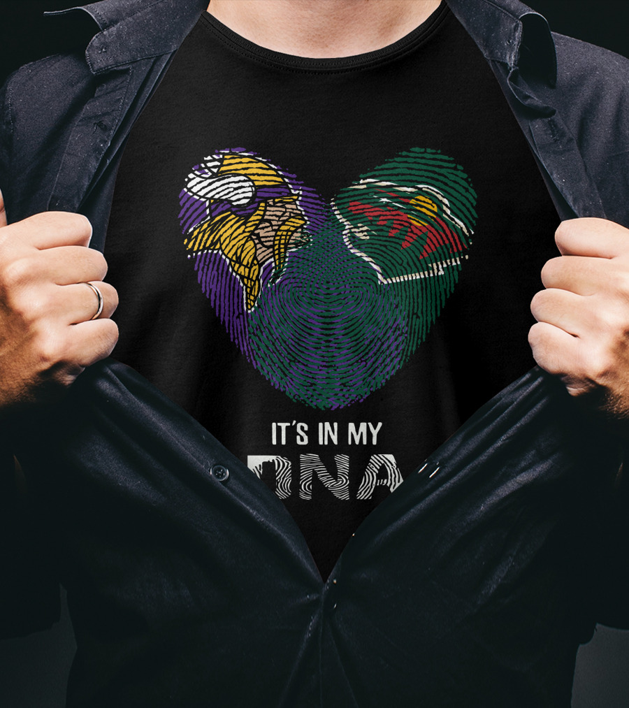 Vikings Minnesota Wild It's In My DNA T-Shirt