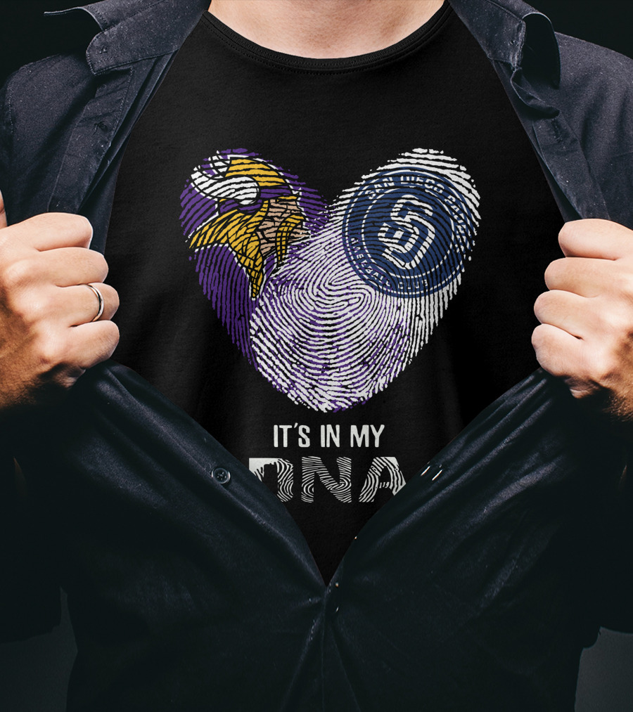 It's In My DNA Vikings San Diego Padres T-Shirt