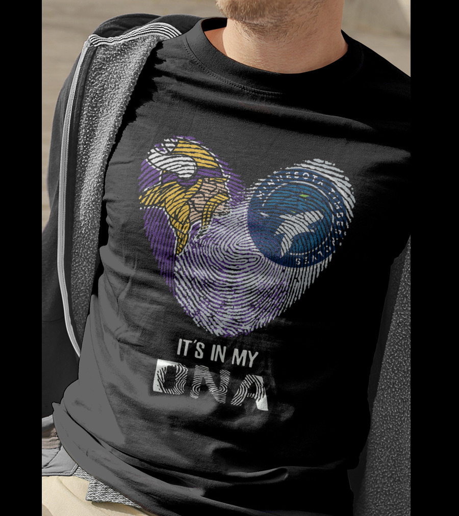 Vikings Timberwolves It's In My DNA T-Shirt
