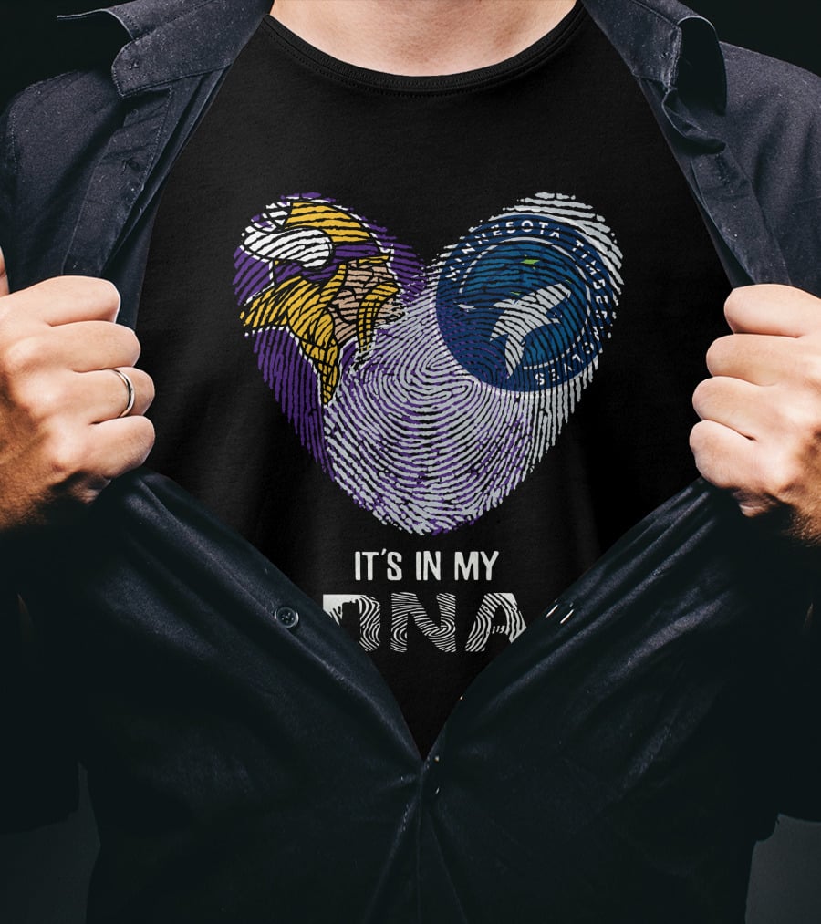Vikings Timberwolves It's In My DNA T-Shirt