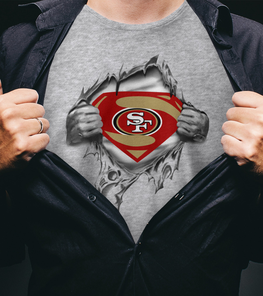 SF 49ers Superman Logo Mashup T-Shirt
