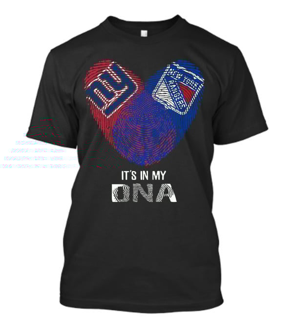 New York Giants New York Rangers It's In My DNA T-Shirt