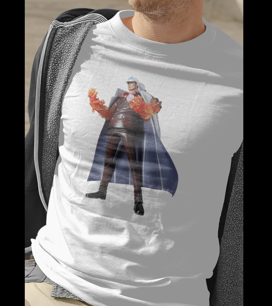 Akainu Sakazuki One Piece Character With Flame Fists T-Shirt