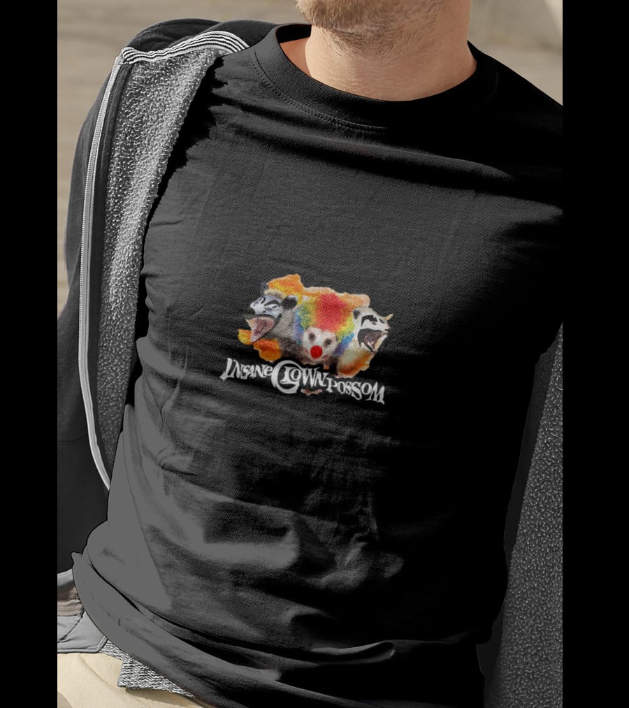 Insane Clown Possum Trio With Colorful Wig And Makeup T-Shirt