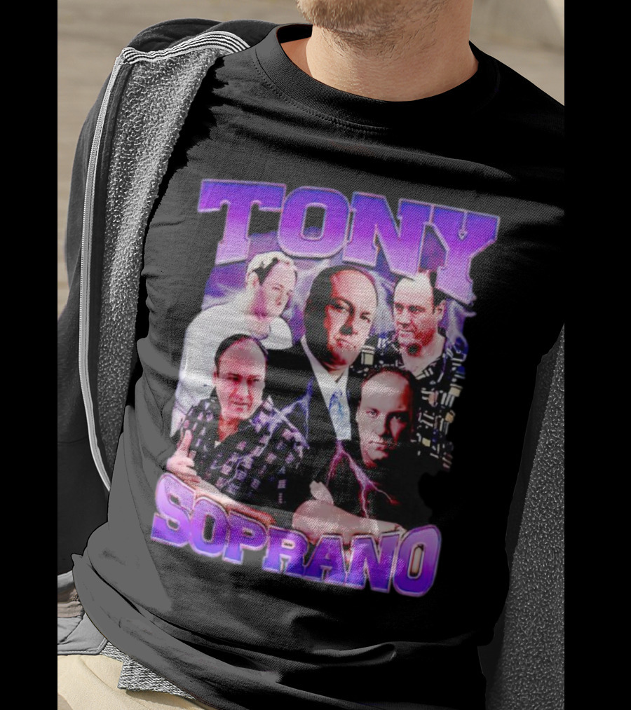 Tony Soprano The Sopranos Character Collage T-Shirt