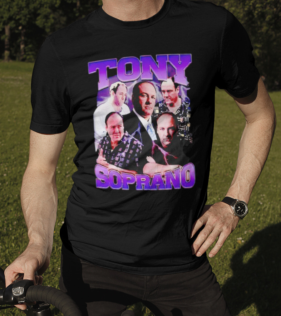 Tony Soprano The Sopranos Character Collage T-Shirt