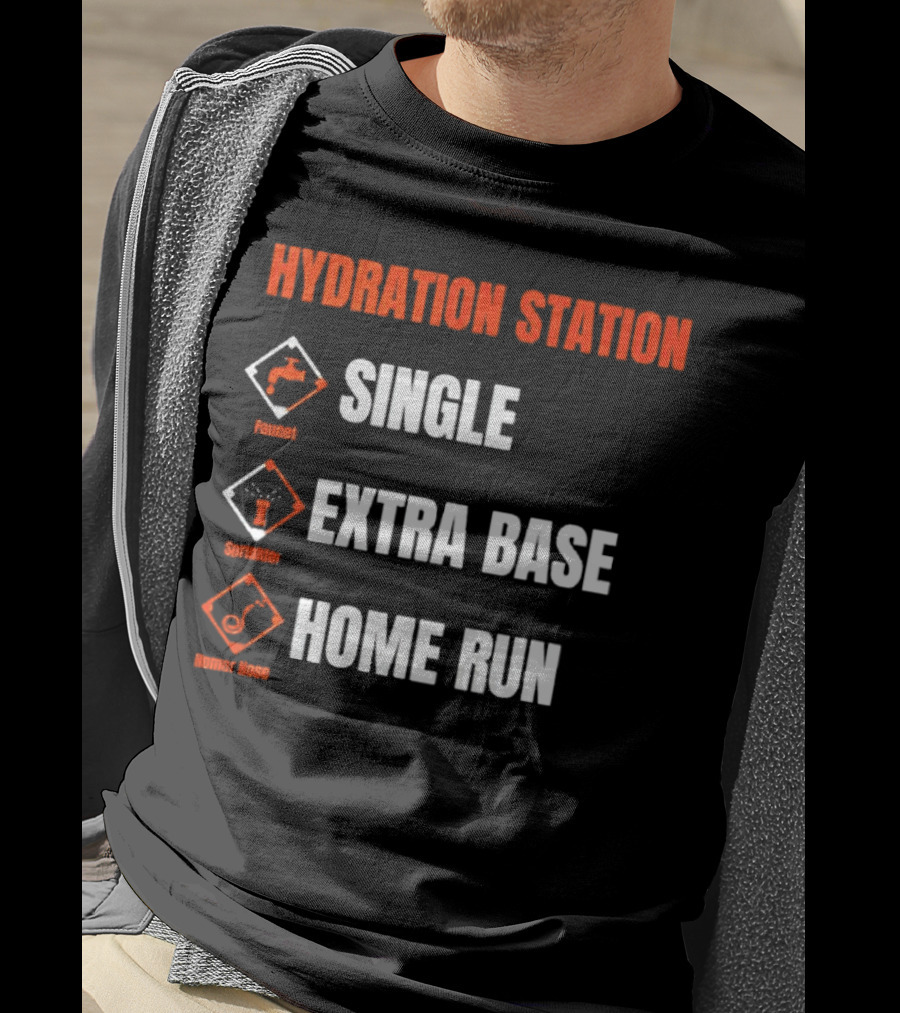 HYDRATION STATION Faucet Sprinkler Homer Hose T-Shirt