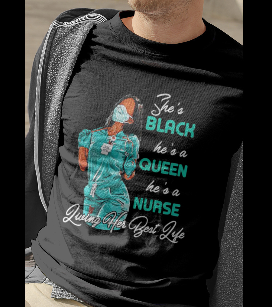 BLACK QUEEN NURSE Doing Her Thing T-Shirt