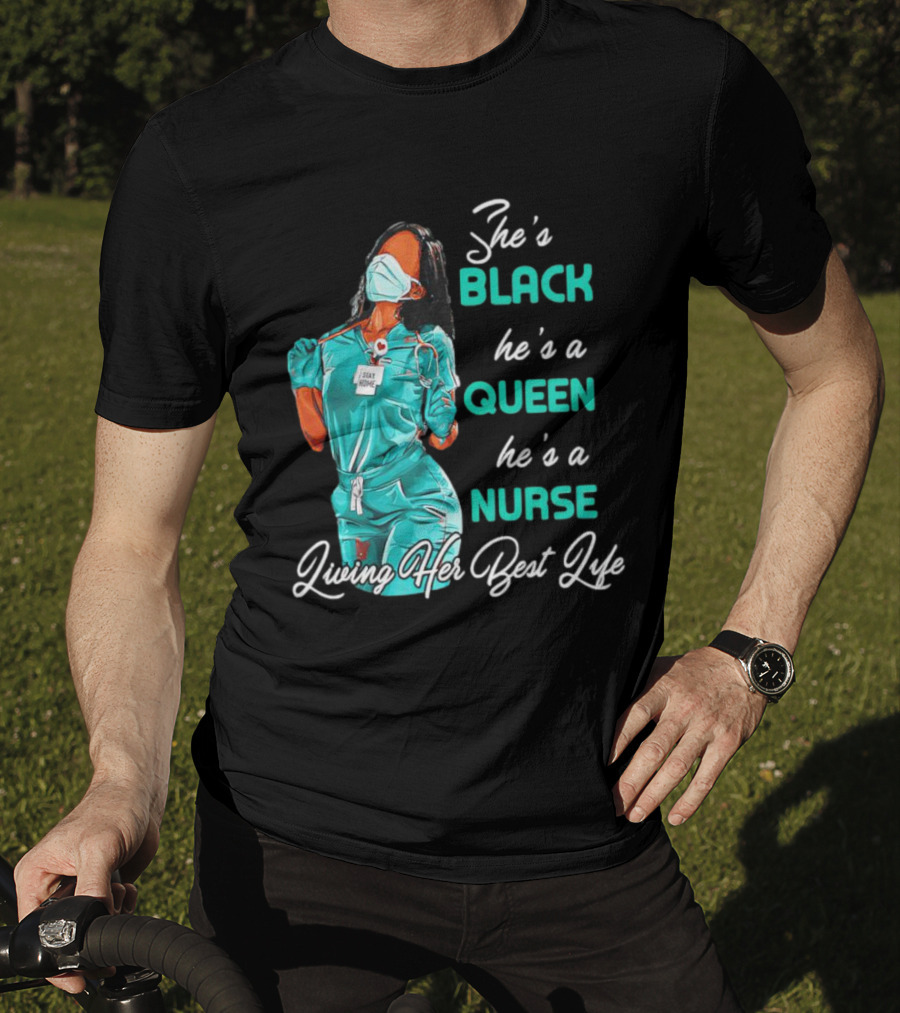 BLACK QUEEN NURSE Doing Her Thing T-Shirt