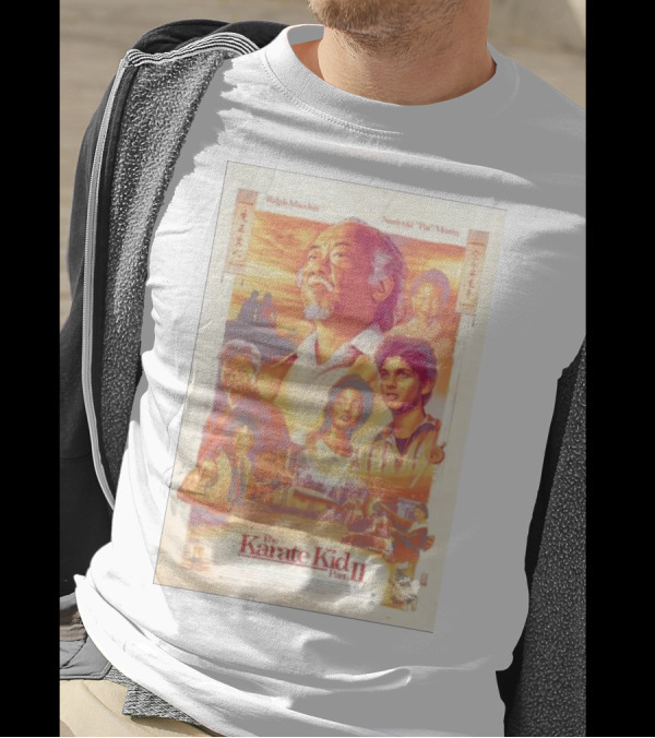 Ralph Macchio Noriyuki Pat Morita The Karate Kid Part II Movie T-Shirt