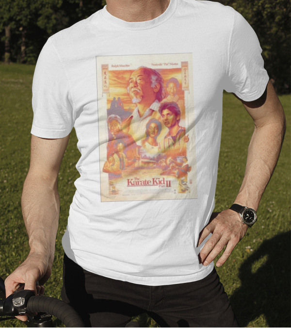 Ralph Macchio Noriyuki Pat Morita The Karate Kid Part II Movie T-Shirt