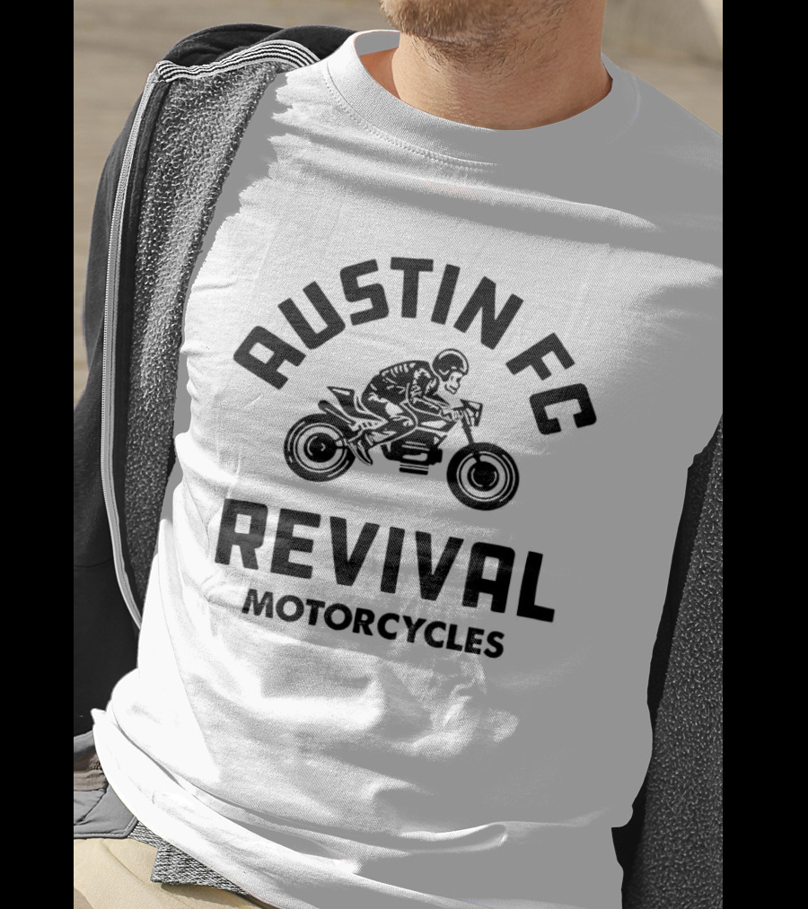 Austin FC Revival Motorcycles Racing Spirit T-Shirt