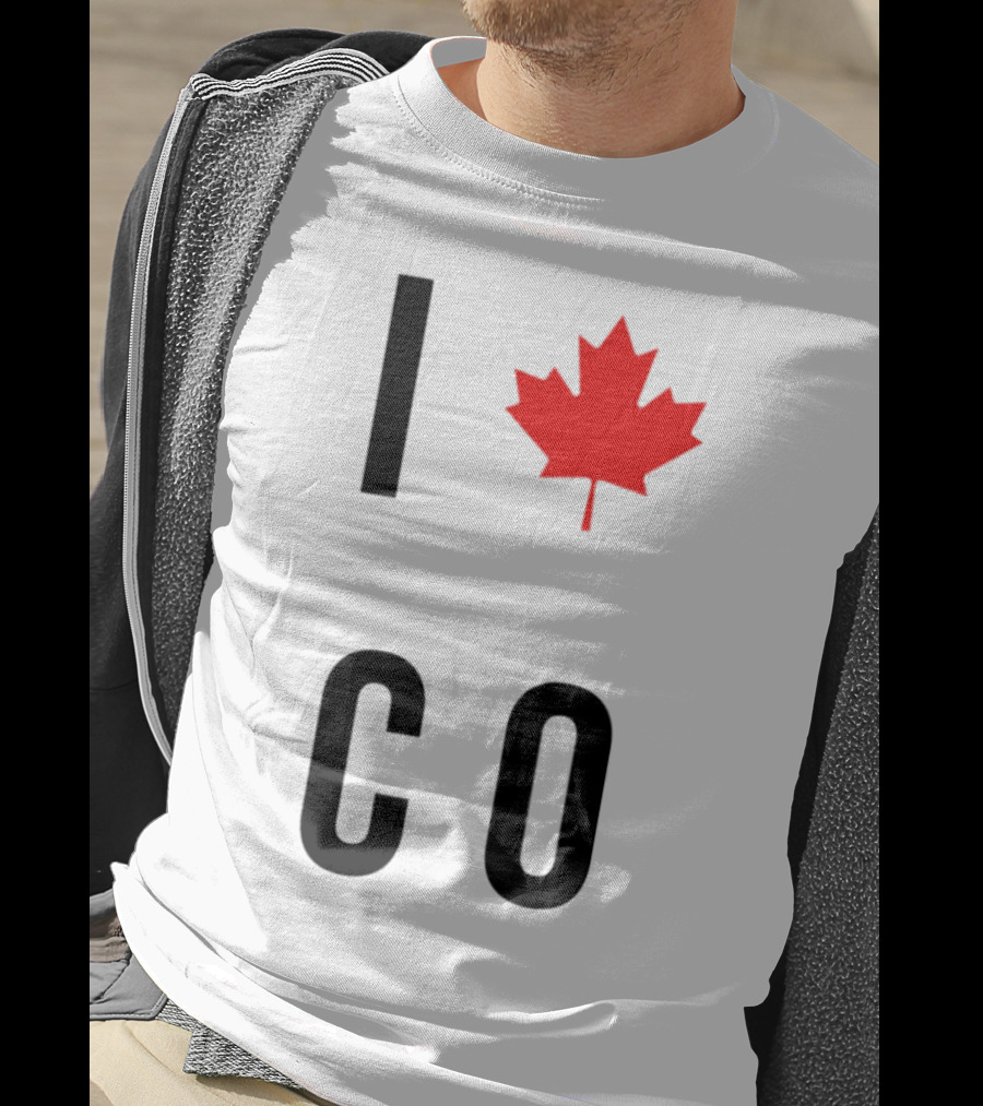 I Love Colorado Maple Leaf Co T-Shirt