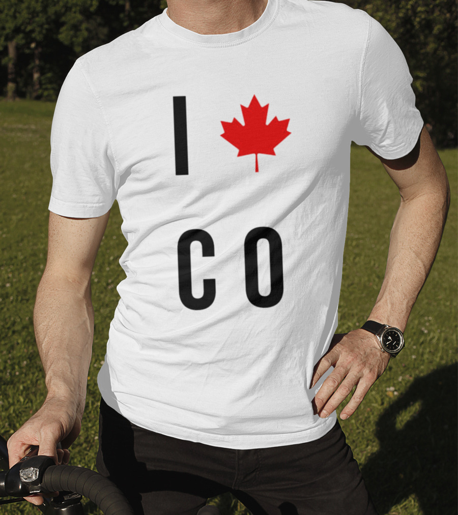 I Love Colorado Maple Leaf Co T-Shirt