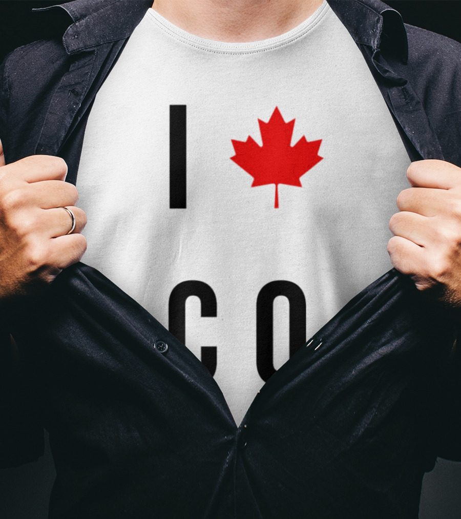 I Love Colorado Maple Leaf Co T-Shirt