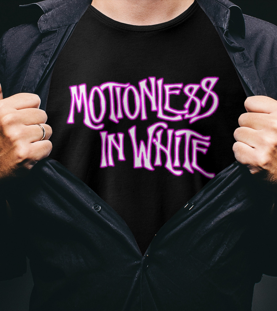 Motionless In White Halloween Shirt Vintage Retro Spooky Band T-Shirt
