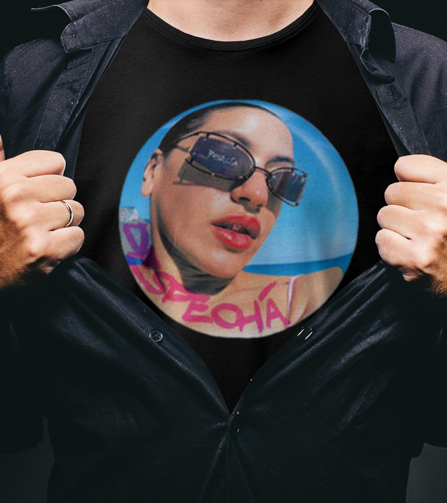 Rosalia Motomami Despecha Sunglasses Beach Vibe T-Shirt