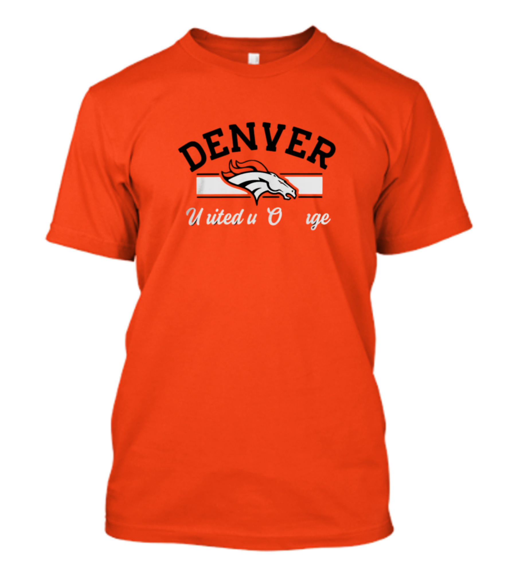 Denver Broncos United In Orange T-Shirt