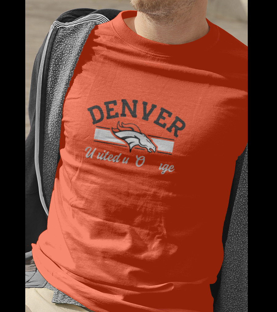 Denver Broncos United In Orange T-Shirt
