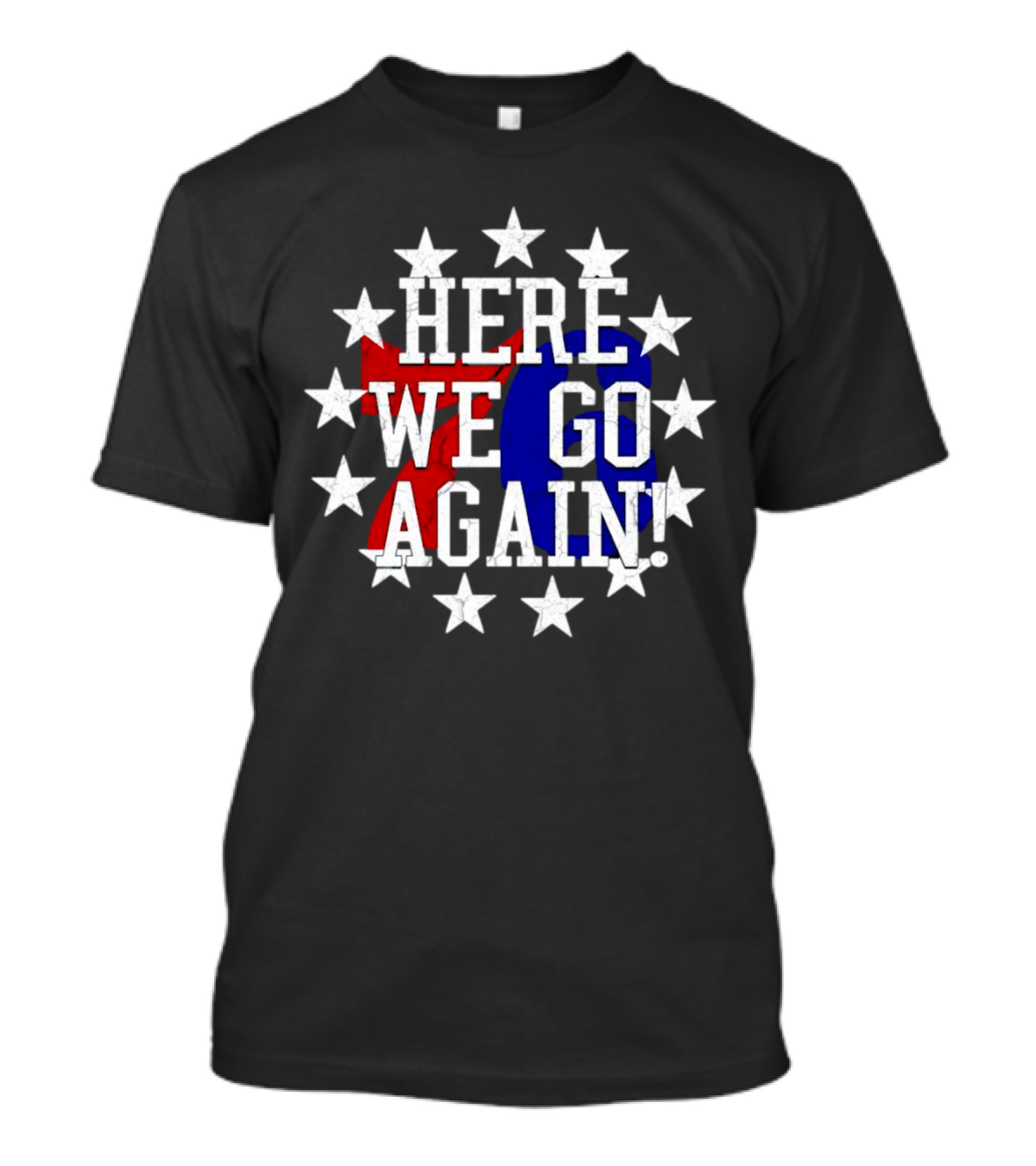 Here We Go Again Philadelphia 76ers Stars T-Shirt