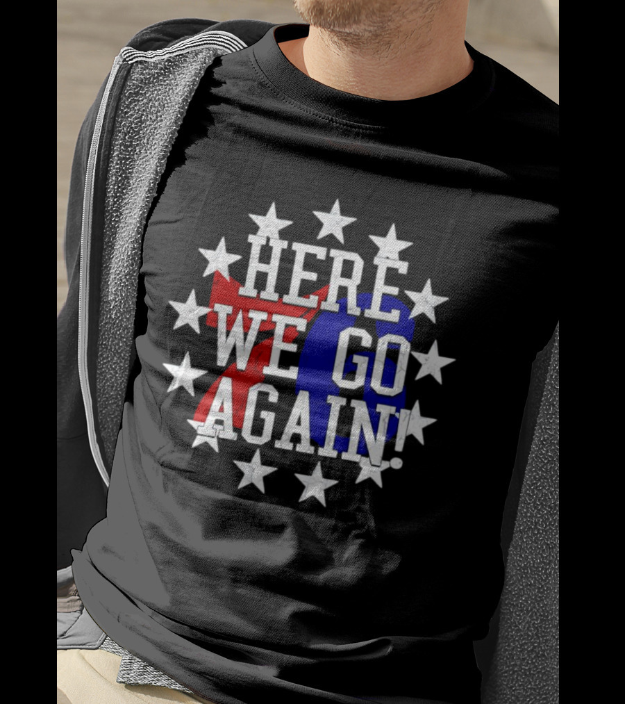 Here We Go Again Philadelphia 76ers Stars T-Shirt