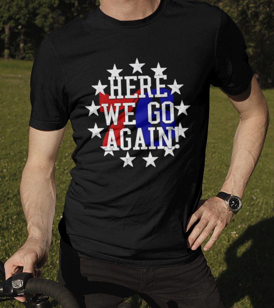 Here We Go Again Philadelphia 76ers Stars T-Shirt