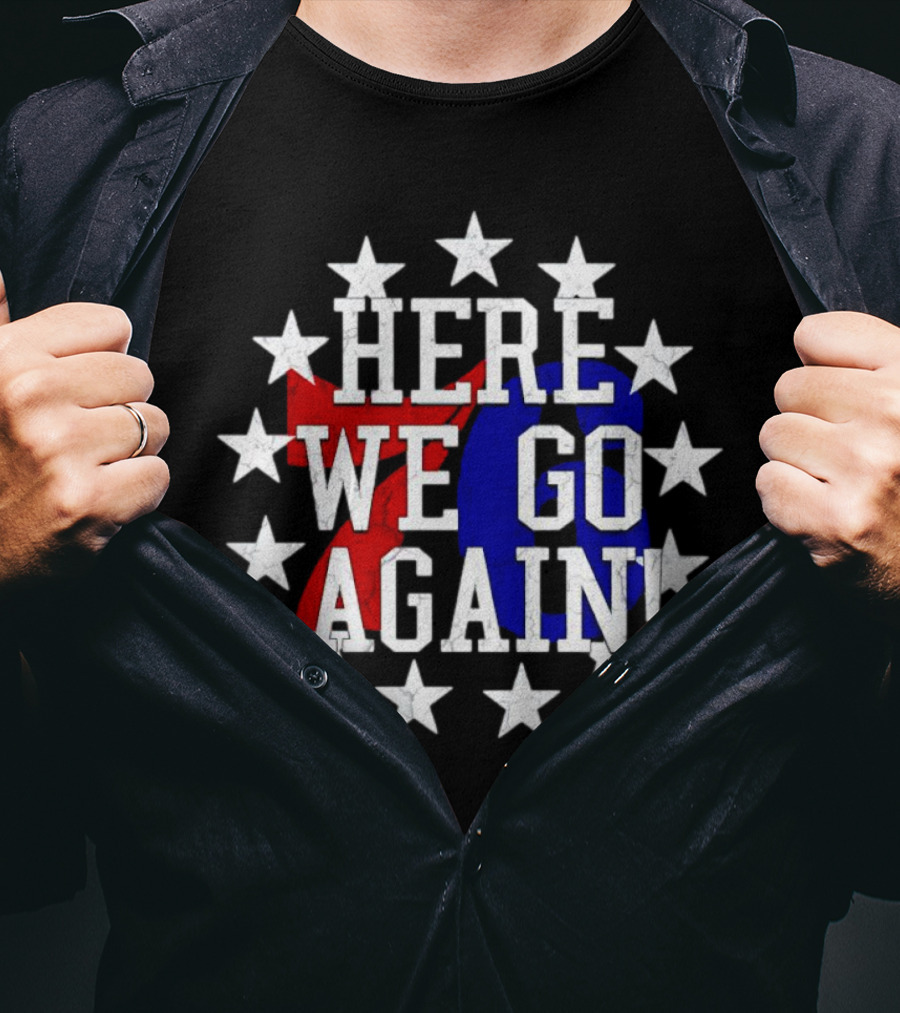 Here We Go Again Philadelphia 76ers Stars T-Shirt
