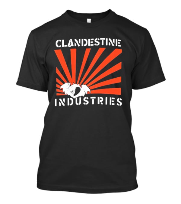 Clandestine Industries Bat Wings Sunburst T-Shirt