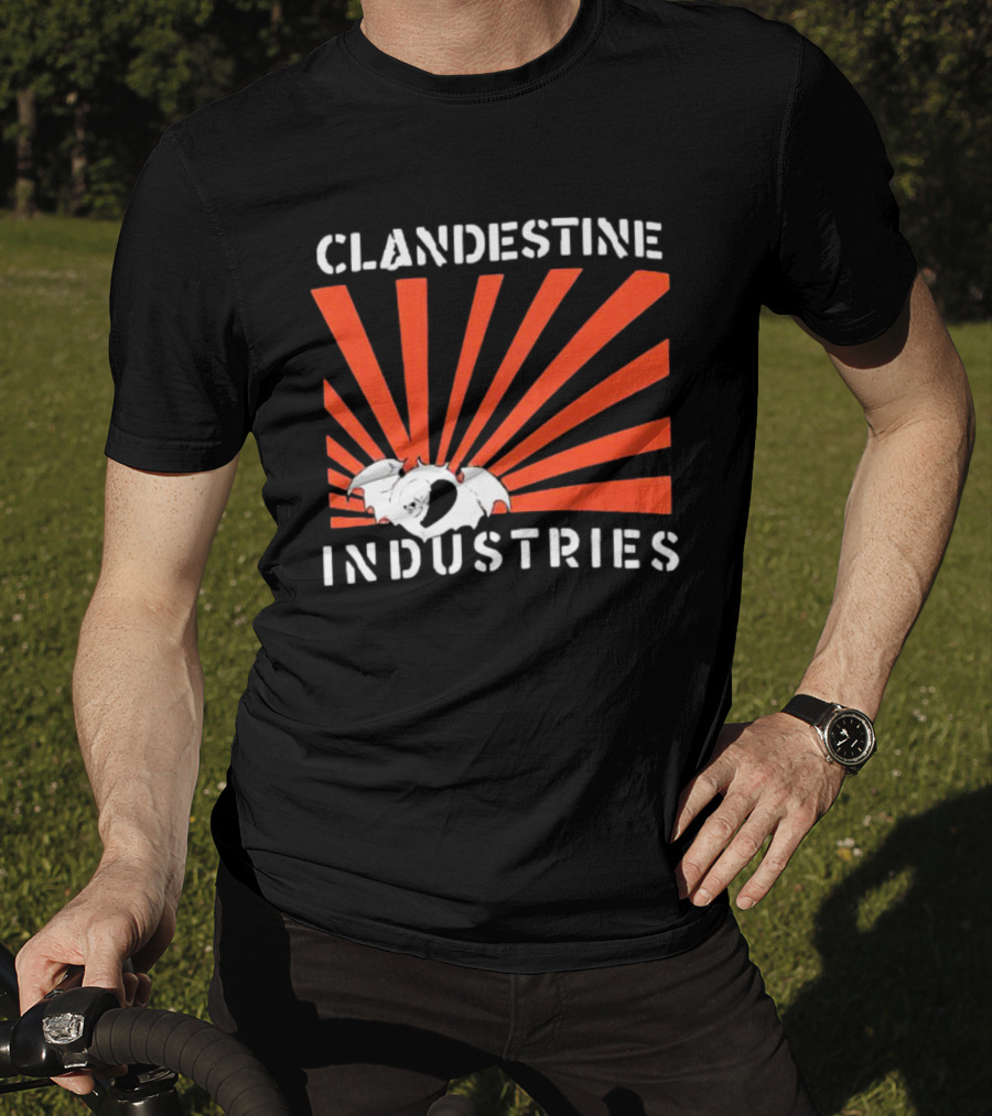 Clandestine Industries Bat Wings Sunburst T-Shirt