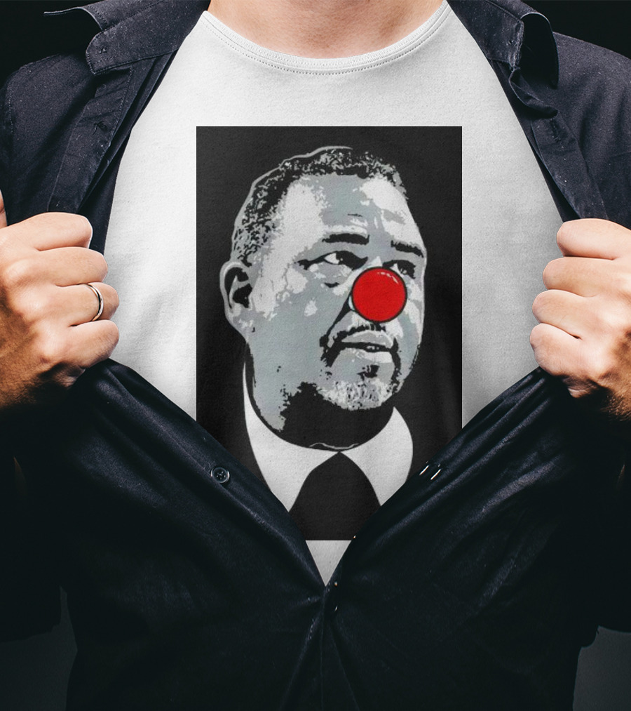 Ed Cooley Clown Red Nose Caricature T-Shirt