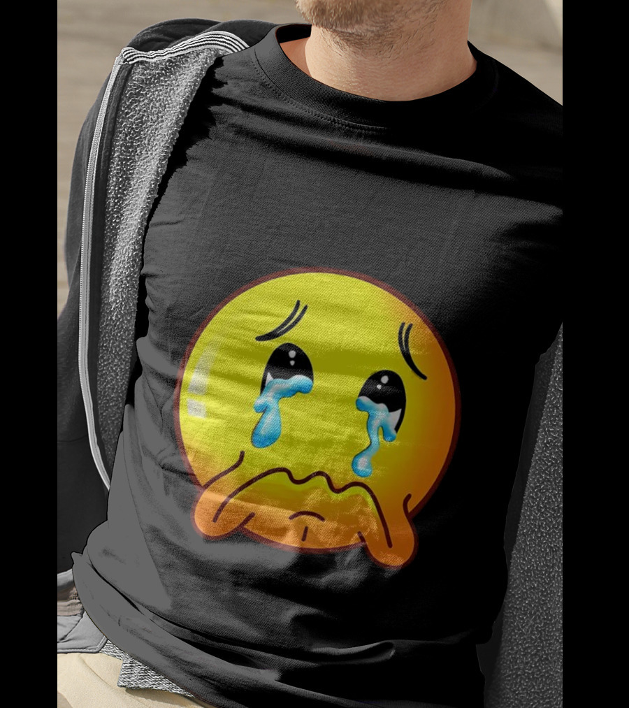 Ginger Sad Crying Emoji T-Shirt