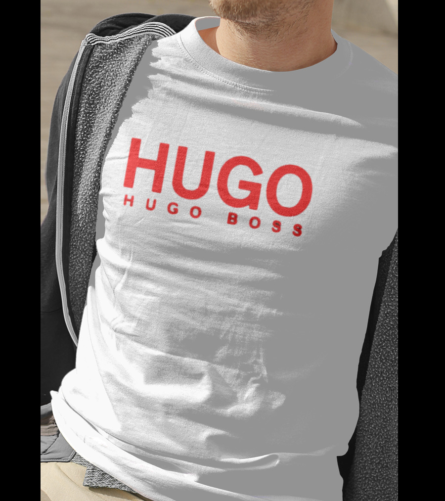 HUGO BOSS Hugo Red Text T-Shirt